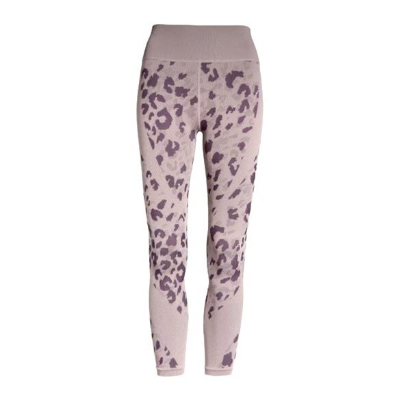 NWT Zella Cozy Pattern Base Layer Legging Purple Nebula Animal Print Size Medium - Picture 1 of 13